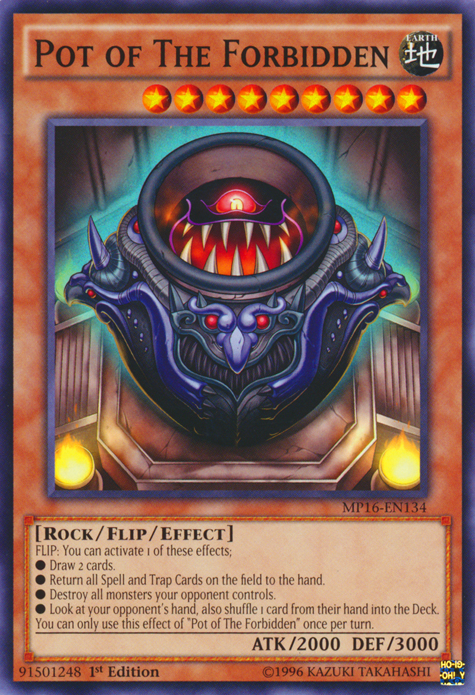 Pot of The Forbidden [MP16-EN134] Common Yu-Gi-Oh!