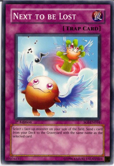 Next to be Lost [SOI-EN054] Common Yu-Gi-Oh!