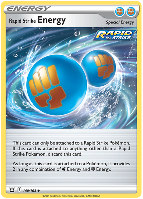 Rapid Strike Energy (140/163) [Sword & Shield: Battle Styles] Pokémon