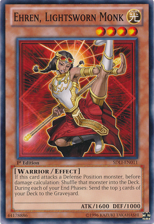 Ehren, Lightsworn Monk [SDLI-EN011] Common Yu-Gi-Oh!