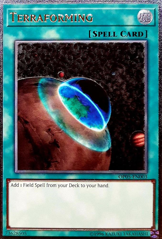 Terraforming [OP05-EN003] Ultimate Rare Yu-Gi-Oh!