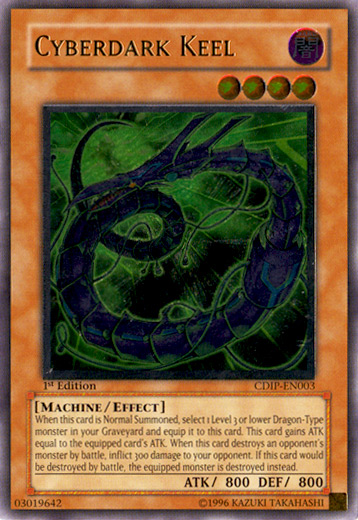Cyberdark Keel [CDIP-EN003] Ultimate Rare Yu-Gi-Oh!