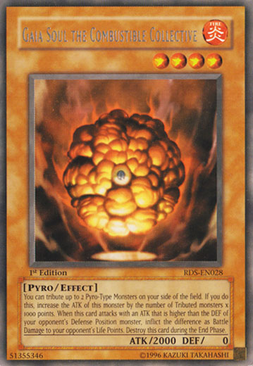 Gaia Soul the Combustible Collective [RDS-EN028] Rare Yu-Gi-Oh!