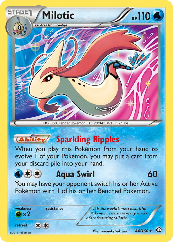 Milotic (44/160) (Theme Deck Exclusive) [XY: Primal Clash] Pokémon
