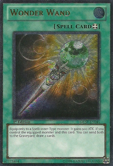 Wonder Wand [GENF-EN045] Ultimate Rare Yu-Gi-Oh!