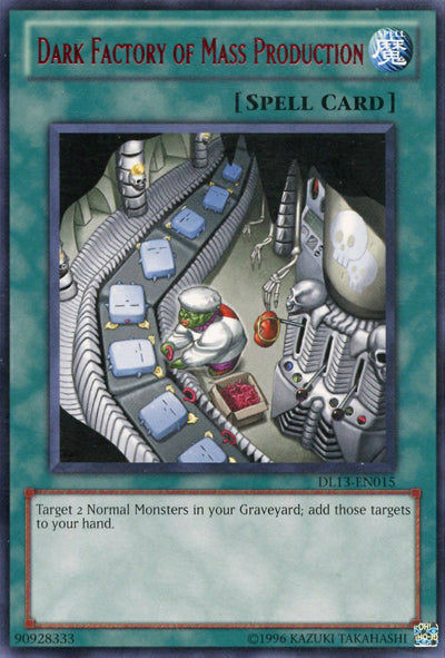 Dark Factory of Mass Production (Red) [DL13-EN015] Rare Yu-Gi-Oh!