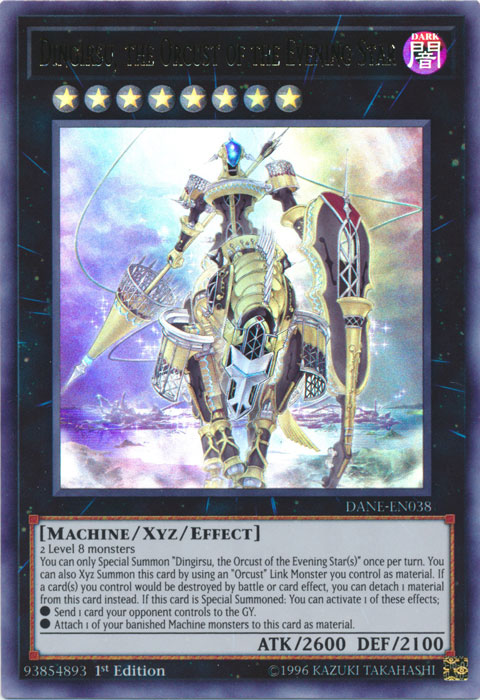 Dingirsu, the Orcust of the Evening Star [DANE-EN038] Ultra Rare Yu-Gi-Oh!