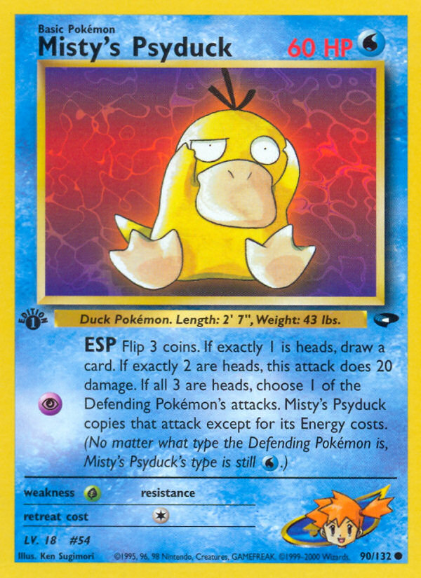 Misty's Psyduck (90/132) [Gym Challenge 1st Edition] Pokémon