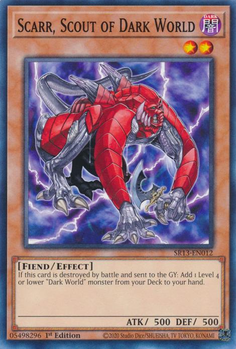 Scarr, Scout of Dark World [SR13-EN012] Common Yu-Gi-Oh!