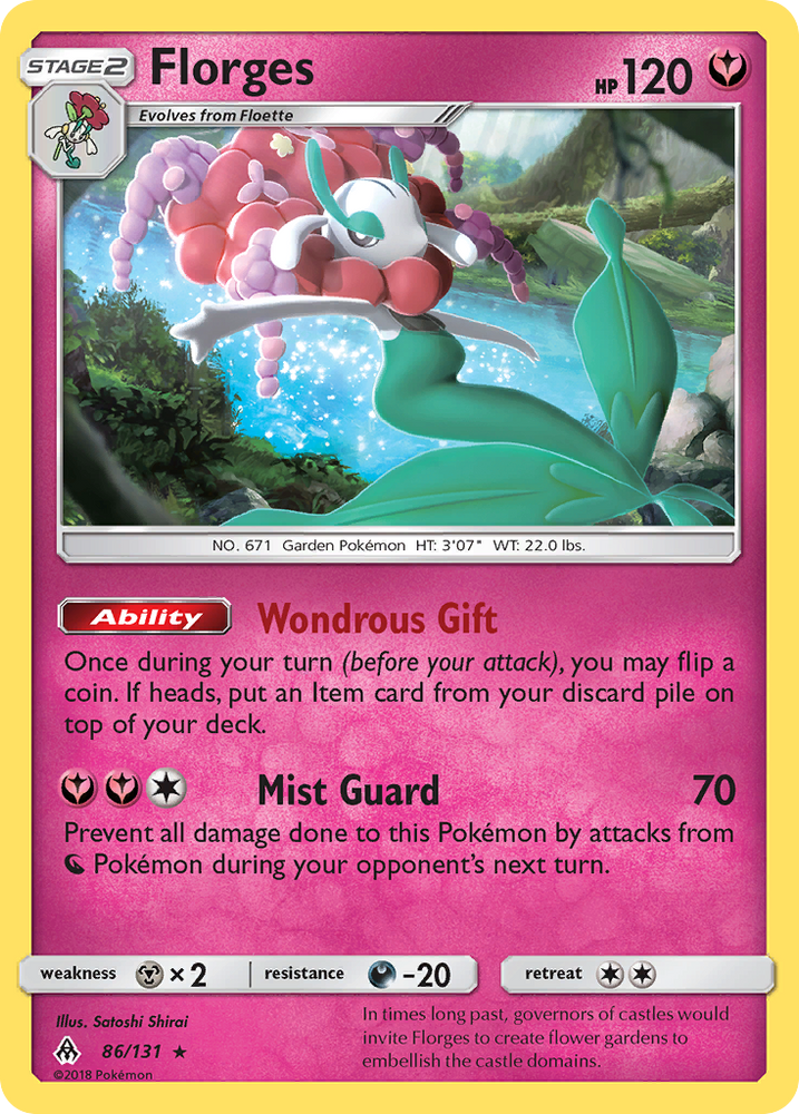 Florges (86/131) [Sun & Moon: Forbidden Light] Pokémon