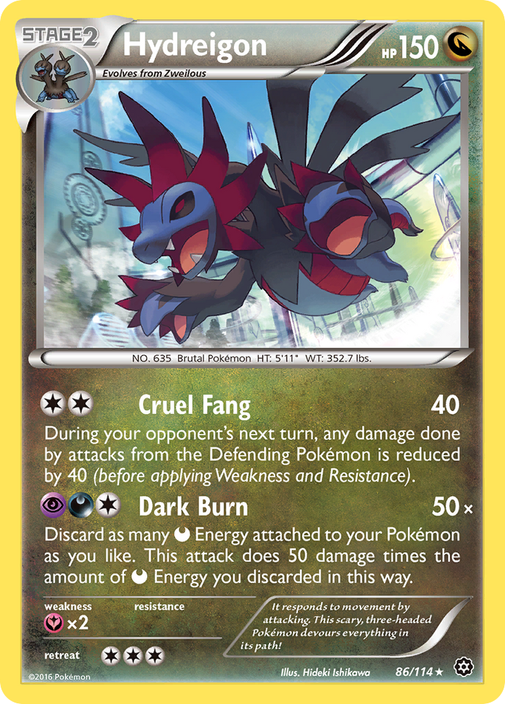 Hydreigon (86/114) [XY: Steam Siege] Pokémon