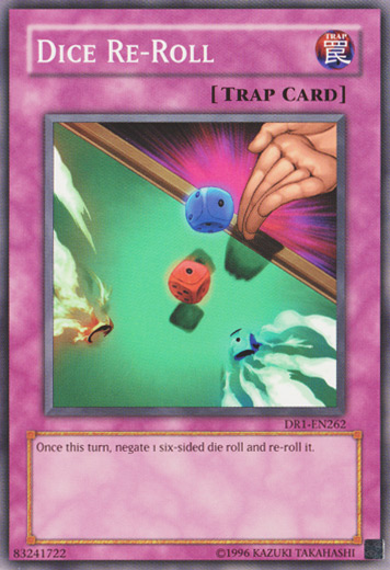 Dice Re-Roll [DR1-EN262] Common Yu-Gi-Oh!