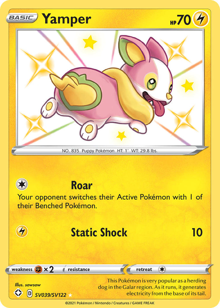 Yamper (SV039/SV122) [Sword & Shield: Shining Fates] Pokémon