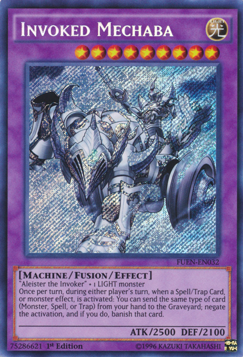 Invoked Mechaba [FUEN-EN032] Secret Rare Yu-Gi-Oh!