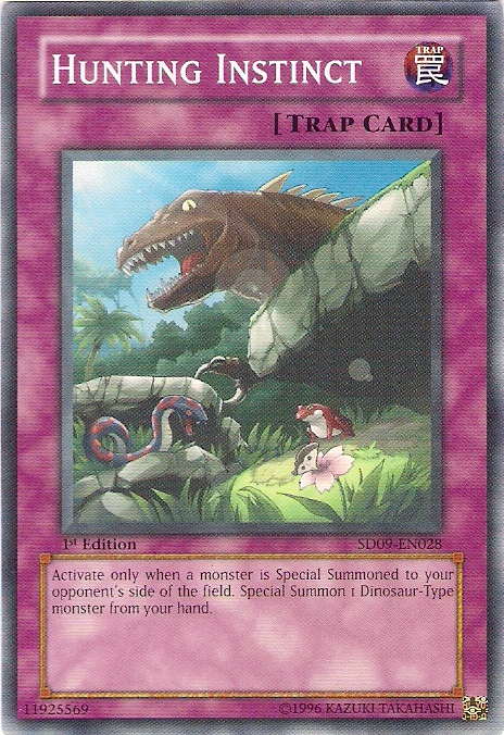 Hunting Instinct [SD09-EN028] Common Yu-Gi-Oh!