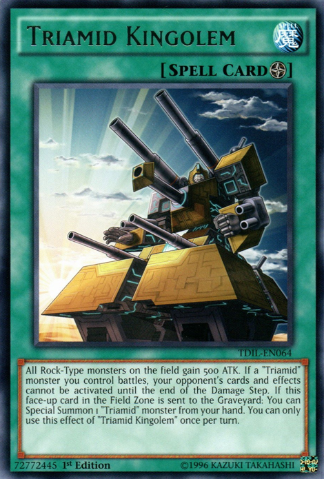 Triamid Kingolem [TDIL-EN064] Rare Yu-Gi-Oh!