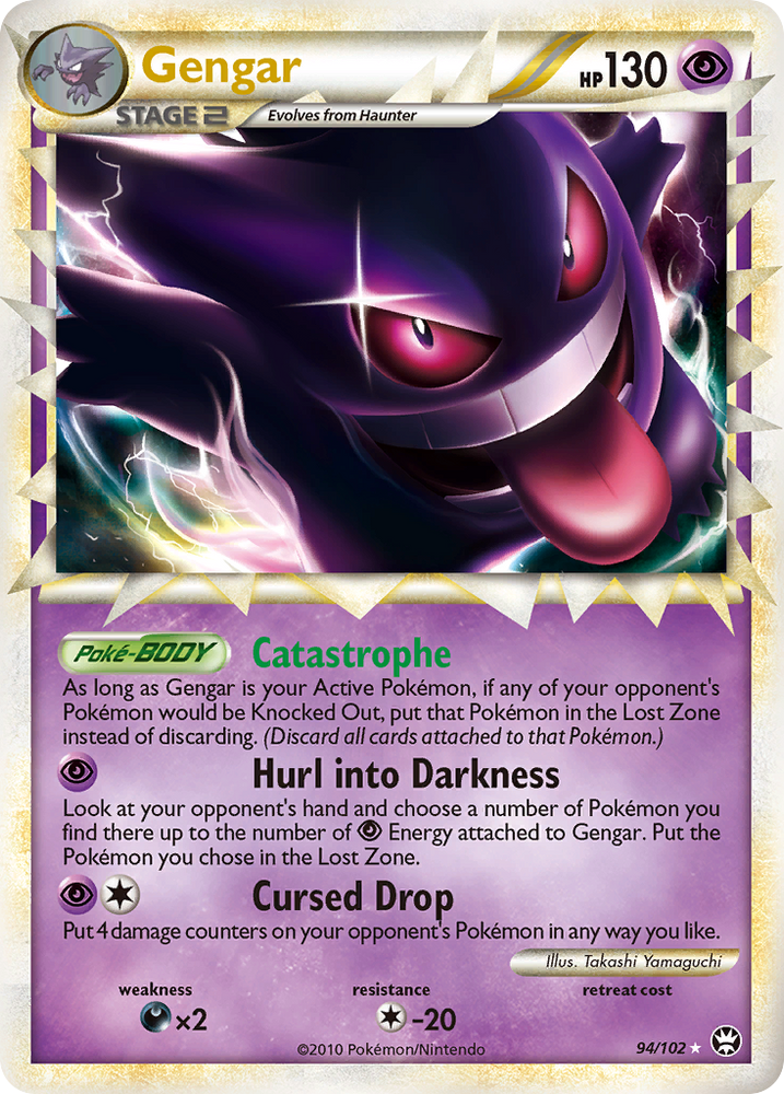 Gengar (94/102) [HeartGold & SoulSilver: Triumphant] Pokémon