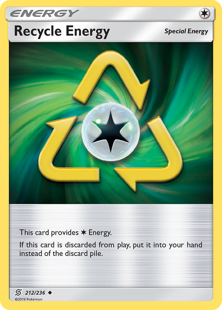 Recycle Energy (212/236) [Sun & Moon: Unified Minds] Pokémon