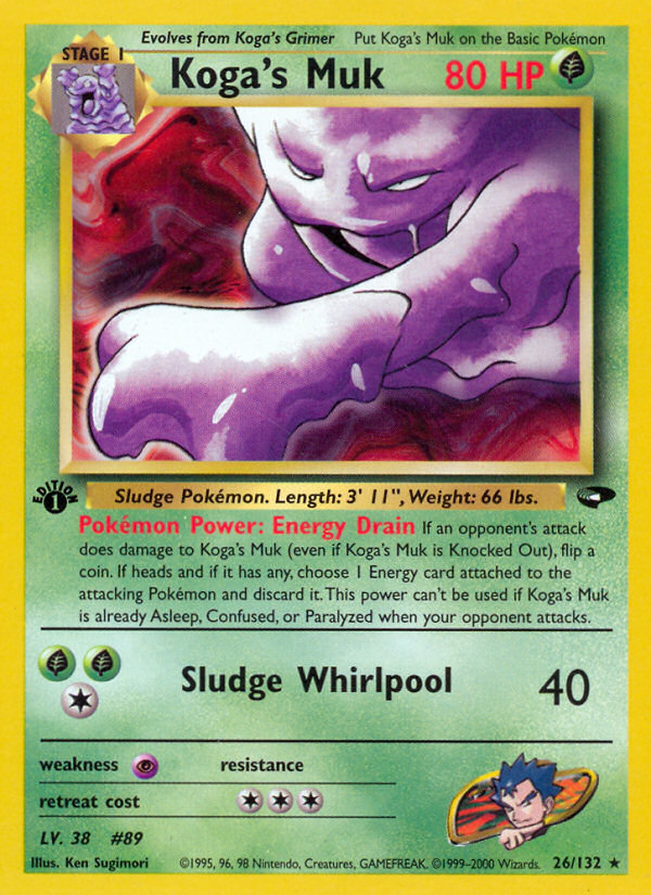 Koga's Muk (26/132) [Gym Challenge 1st Edition] Pokémon
