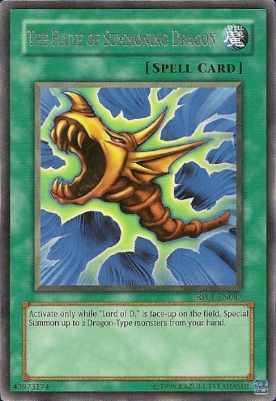 The Flute of Summoning Dragon [RP01-EN087] Rare Yu-Gi-Oh!