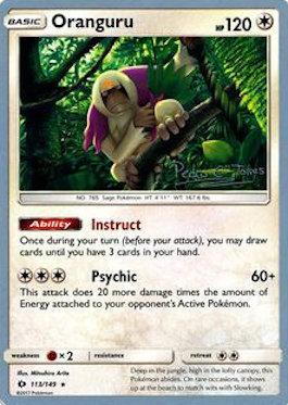 Oranguru (113/149) (Dragones y Sombras - Pedro Eugenio Torres) [World Championships 2018] Pokémon