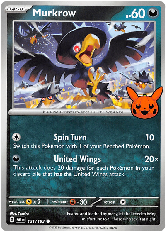 Murkrow (131/193) [Trick or Trade 2023] Pokémon