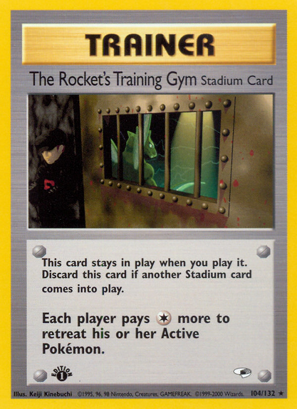 The Rocket's Training Gym (104/132) [Gym Heroes 1st Edition] Pokémon