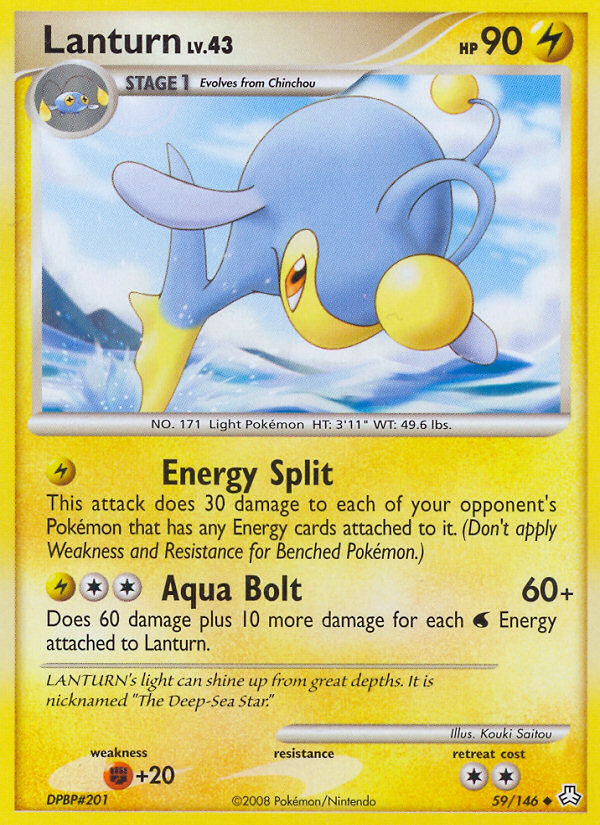 Lanturn (59/146) [Diamond & Pearl: Legends Awakened] Pokémon