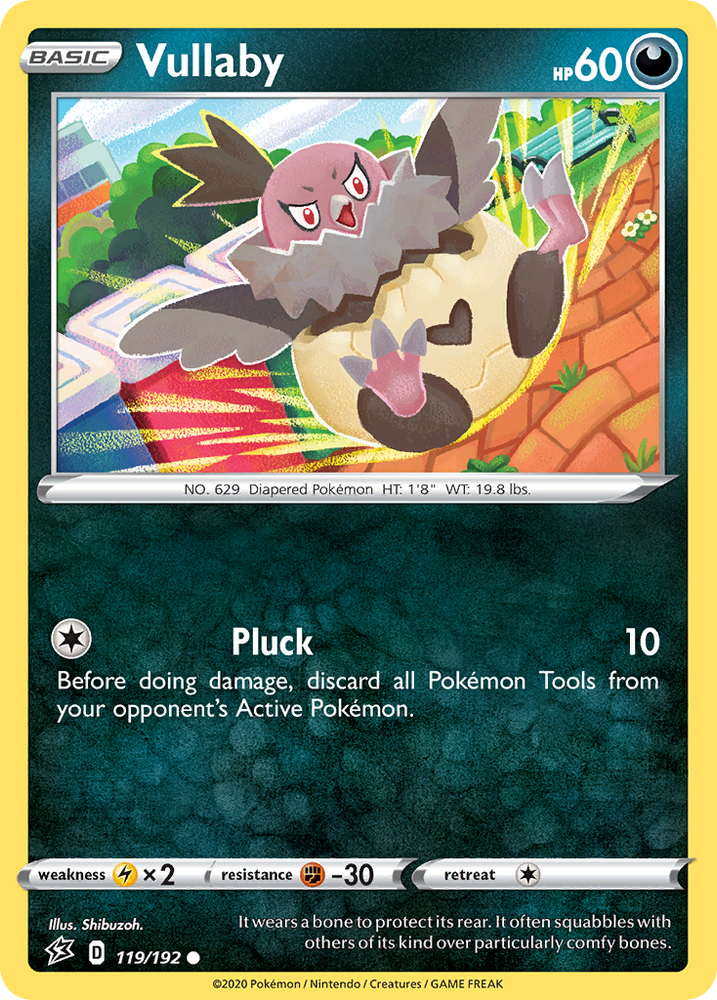 Vullaby (119/192) [Sword & Shield: Rebel Clash] Pokémon
