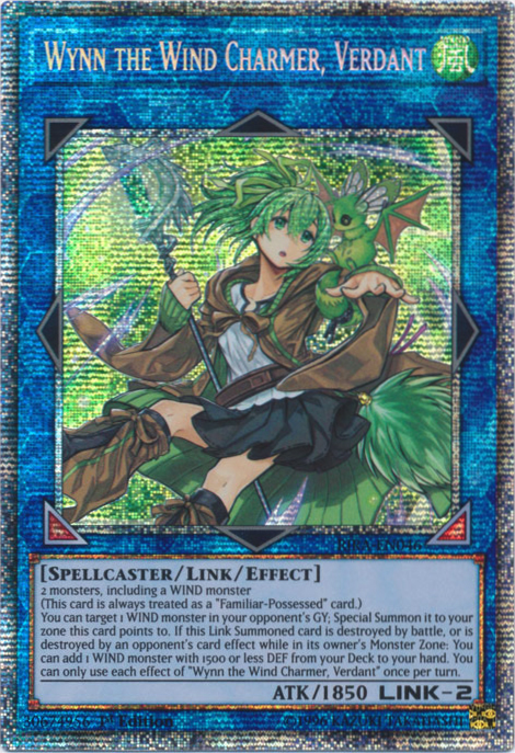 Wynn the Wind Charmer, Verdant [RIRA-EN046] Starlight Rare Yu-Gi-Oh!