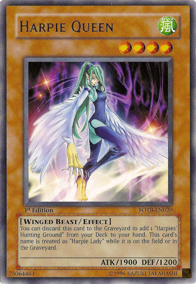 Harpie Queen [FOTB-EN020] Rare Yu-Gi-Oh!