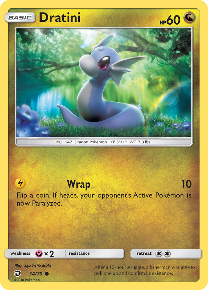 Dratini (34/70) [Sun & Moon: Dragon Majesty] Pokémon