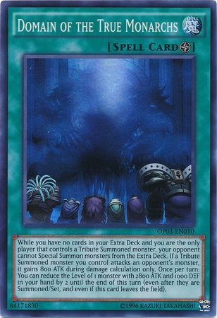 Domain of the True Monarchs [OP03-EN010] Super Rare Yu-Gi-Oh!