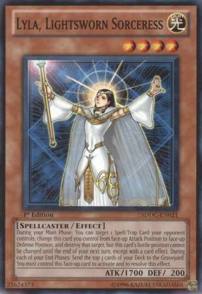 Lyla, Lightsworn Sorceress [SDDC-EN021] Common Yu-Gi-Oh!