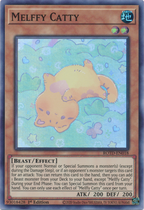 Melffy Catty [ROTD-EN018] Super Rare Yu-Gi-Oh!