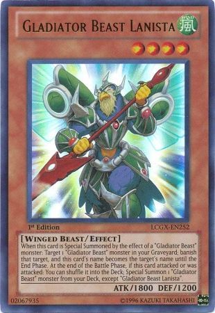 Gladiator Beast Lanista [LCGX-EN252] Ultra Rare Yu-Gi-Oh!