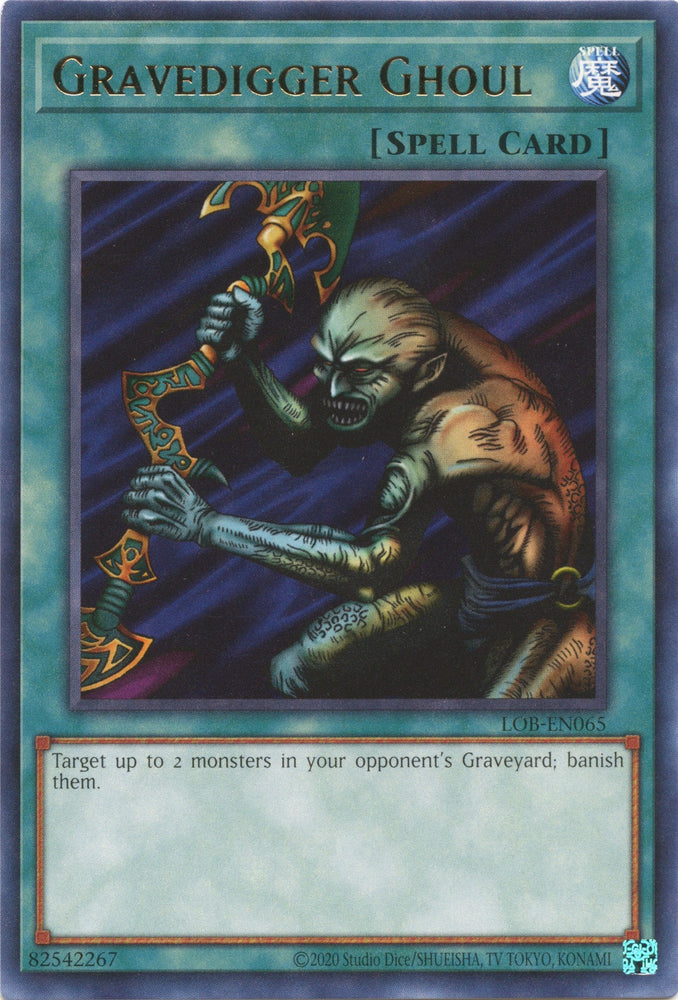 Gravedigger Ghoul (25th Anniversary) [LOB-EN065] Rare Yu-Gi-Oh!