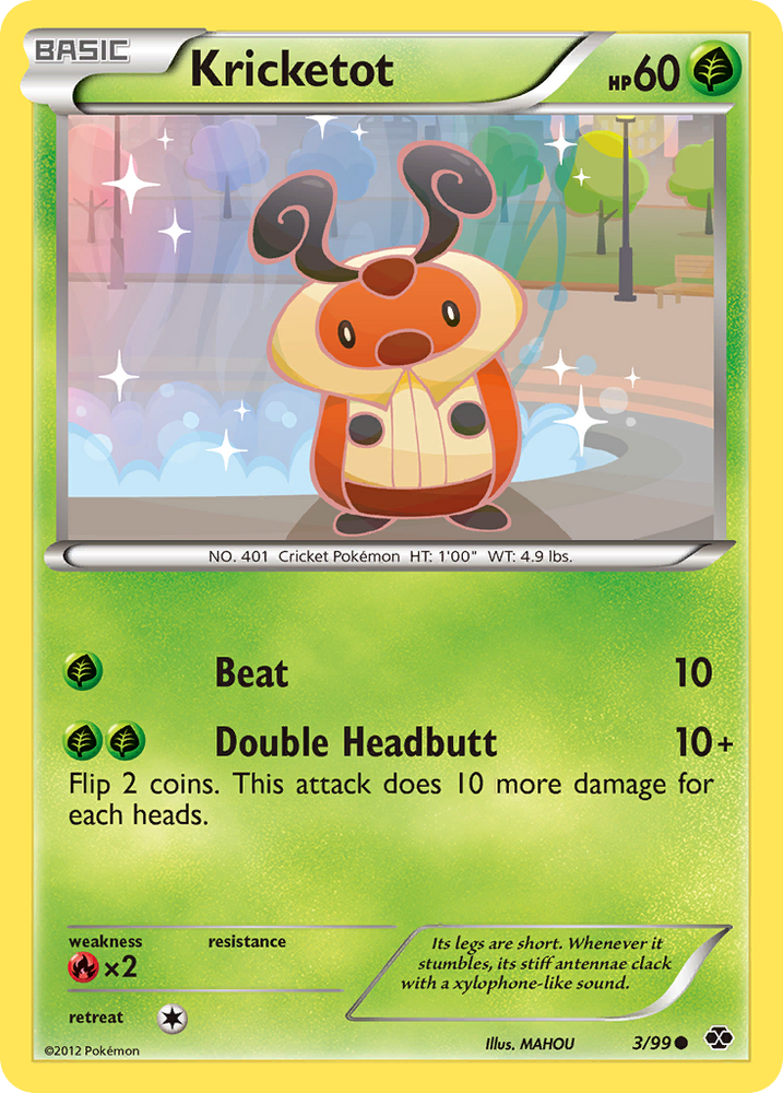 Kricketot (3/99) [Black & White: Next Destinies] Pokémon