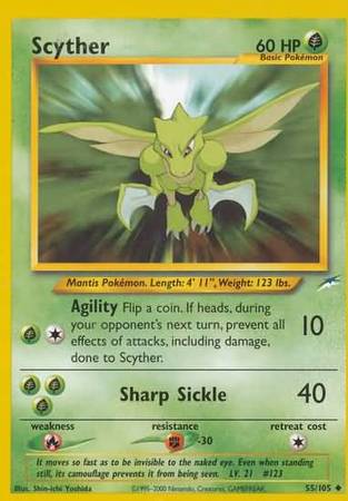 Scyther (55/105) [Neo Destiny Unlimited] Pokémon
