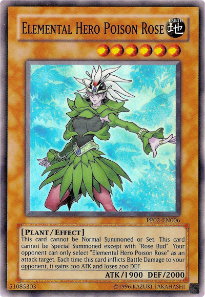 Elemental Hero Poison Rose [PP02-EN006] Super Rare Yu-Gi-Oh!