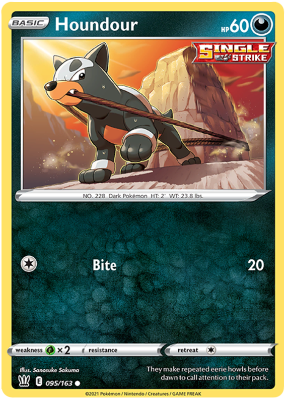 Houndour (095/163) [Sword & Shield: Battle Styles] Pokémon