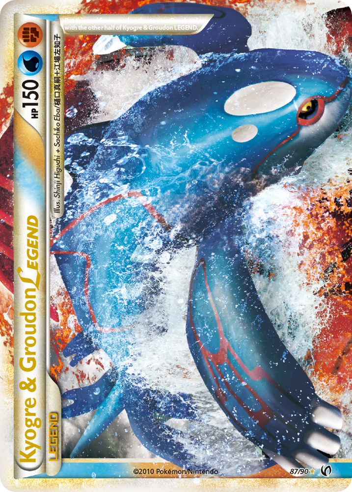 Kyogre & Groudon LEGEND (87/90) [HeartGold & SoulSilver: Undaunted] Pokémon
