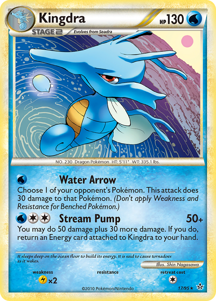 Kingdra (17/95) [HeartGold & SoulSilver: Unleashed] Pokémon
