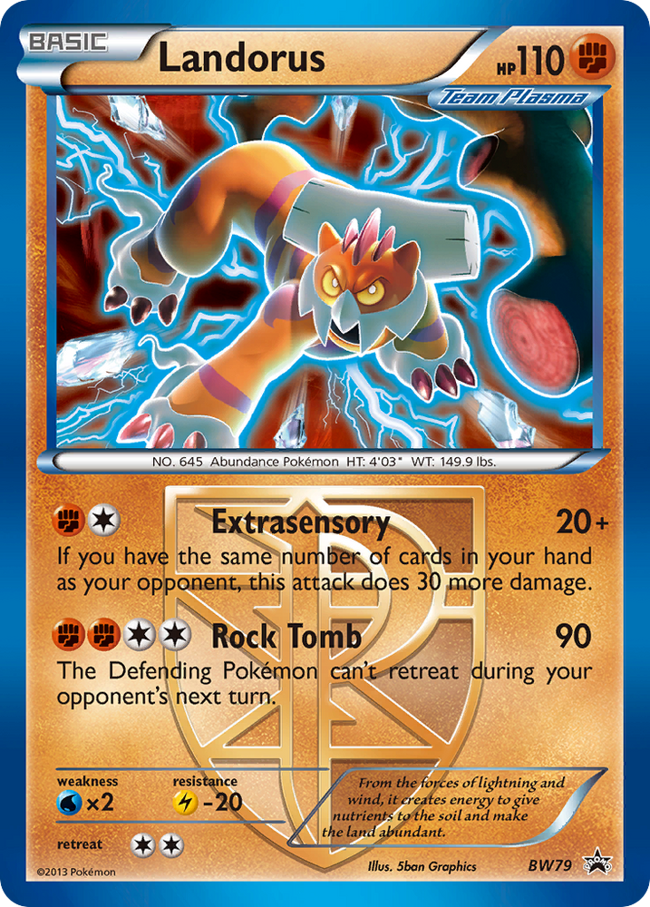Landorus (BW79) (Team Plasma) [Black & White: Black Star Promos] Pokémon