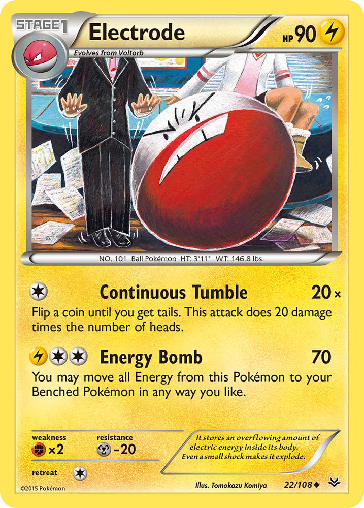 Electrode (22/108) [XY: Roaring Skies] Pokémon
