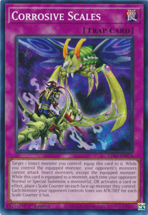 Corrosive Scales [LDS1-EN074] Common Yu-Gi-Oh!