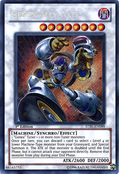 Genex Ally Axel [STBL-EN099] Secret Rare Yu-Gi-Oh!