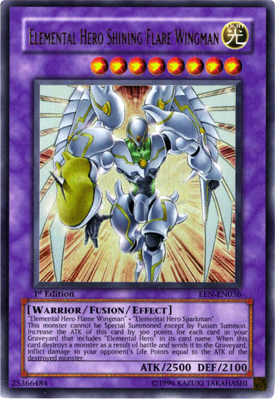 Elemental Hero Shining Flare Wingman [EEN-EN036] Ultra Rare Yu-Gi-Oh!