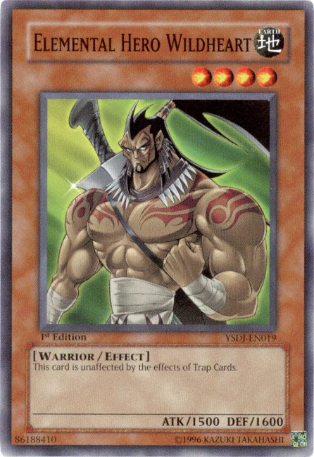 Elemental HERO Wildheart [YSDJ-EN019] Common Yu-Gi-Oh!