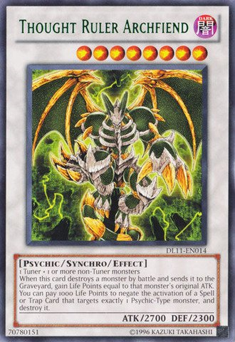 Thought Ruler Archfiend (Green) [DL11-EN014] Rare Yu-Gi-Oh!
